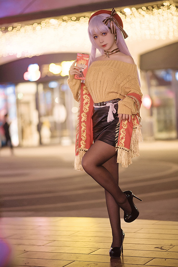 俏皮可爱的妹纸樱落酱写真图片