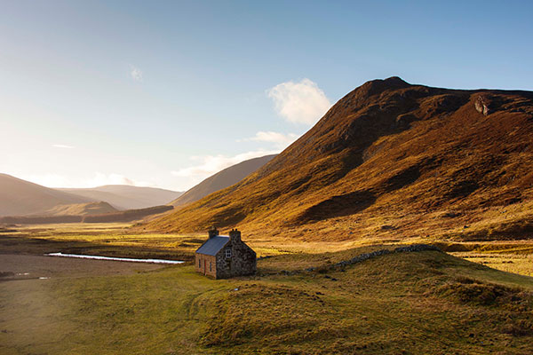 荒凉的苏格兰高地
