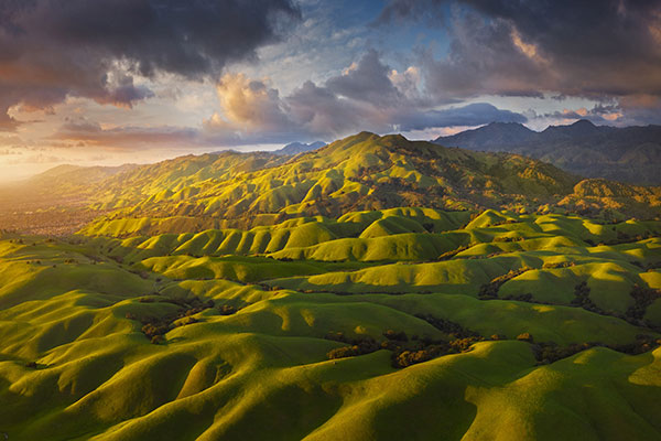 圣何塞附近的代阿布洛岭山麓