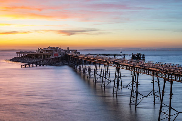 布里斯托尔海峡的伯恩贝克码头