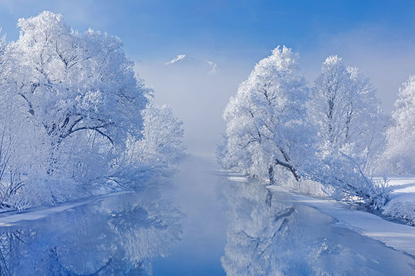 冬日里的科赫尔湖