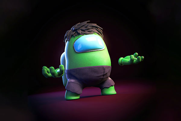 超级英雄小绿人