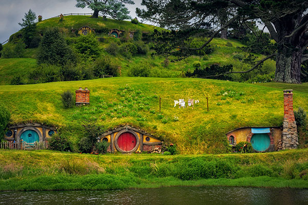 马塔马塔附近的霍比特人村