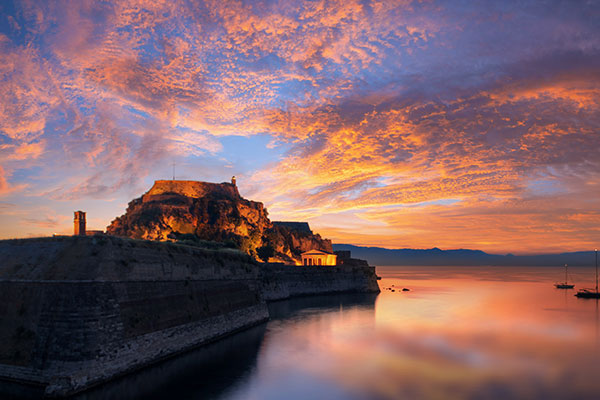 历史悠久的科孚岛旧城堡