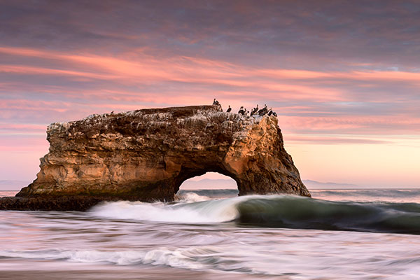 通往太平洋之窗的天然桥州立公园