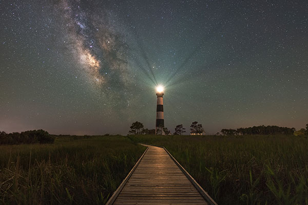 北卡罗来纳州博迪岛灯塔