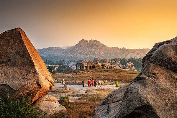 印度赫马库塔山上的神庙