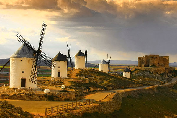 卡斯蒂利亚拉曼恰的风车