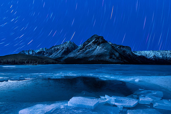 阿尔伯塔省明尼汪卡湖