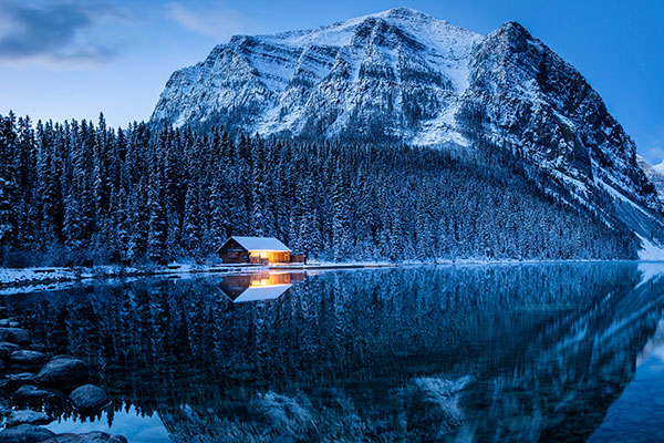 班夫国家公园路易斯湖