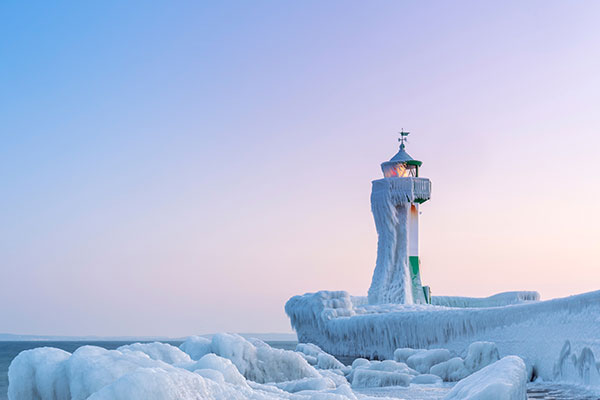 吕根岛的萨斯尼茨灯塔