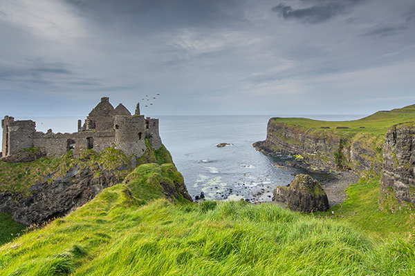 饱经风雨的中世纪古堡