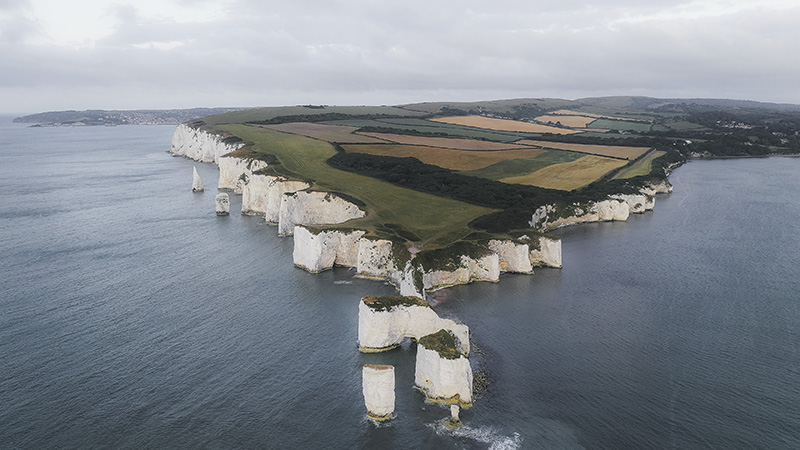 多塞特郡波贝克岛哈里岩石