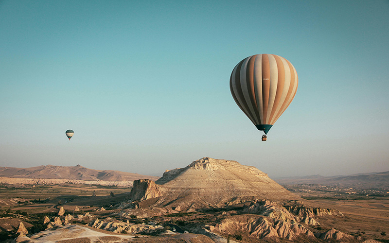 卡帕多西亚上空的热气球