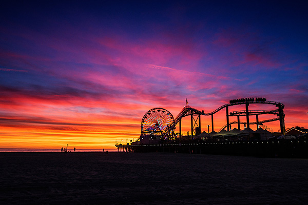 太平洋公园完美的夜晚