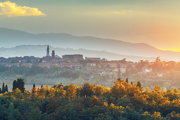 意大利托斯卡纳的皮恩扎镇