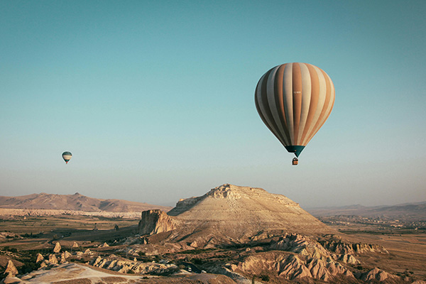 卡帕多西亚上空的热气球